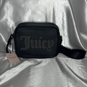 Juicy Couture Black Rhinestone Crossbody